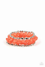 Load image into Gallery viewer, Seaside Siesta Orange Bracelet - Paparazzi Accessories
