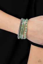 Load image into Gallery viewer, Destination Dreamscape Green Bracelet - Paparazzi Accessories
