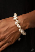 Load image into Gallery viewer, Vintage Versatility White Bracelet - Paparazzi Accessories
