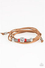 Load image into Gallery viewer, Find Your Way Red Bracelet - Paparazzi Accessories
