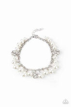 Load image into Gallery viewer, The GRANDEUR Tour White Bracelet - Paparazzi Accessories
