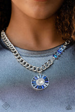 Load image into Gallery viewer, Tiered Talent Blue Necklace - Paparazzi Accessories
