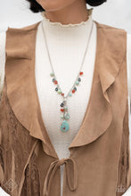 Load image into Gallery viewer, Notably Natural Blue Necklace - Paparazzi Accessories
