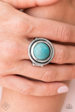 Load image into Gallery viewer, Drive You Wild Blue Ring - Paparazzi Accessories
