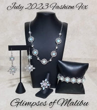 Load image into Gallery viewer, July 2023 Glimpses of Malibu Fashion Fix Set - Paparazzi Accessories
