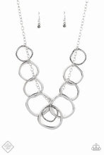 Load image into Gallery viewer, Dizzy With Desire Silver Necklace - Paparazzi Accessories
