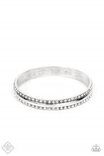 Load image into Gallery viewer, Forged Uproar White Bracelet - Paparazzi Accessories
