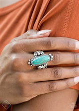 Load image into Gallery viewer, Pioneer Paradise Blue Ring - Paparazzi Accessories
