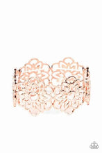 Load image into Gallery viewer, Baroque Bouquet Rose Gold Bracelet - Paparazzi Accessories
