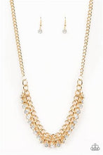 Load image into Gallery viewer, Glow and Grind Gold Necklace - Paparazzi Accessories
