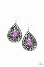 Load image into Gallery viewer, Cloud Nine Couture Purple Earrings - Paparazzi Accessories
