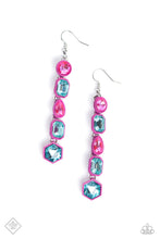 Load image into Gallery viewer, Developing Dignity Pink Earrings - Paparazzi Accessories
