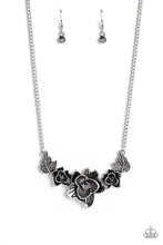 Load image into Gallery viewer, Botanical Breeze Silver Necklace - Paparazzi Accessories
