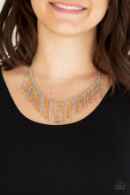 Load image into Gallery viewer, Harlem Hideaway Orange Necklace Paparazzi 
