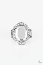 Load image into Gallery viewer, Queen Scene White Ring - Paparazzi Accessories
