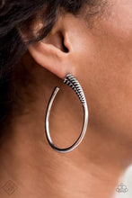Load image into Gallery viewer, Fully Loaded Silver Earrings - Paparazzi Accessories
