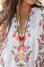 Load image into Gallery viewer, Circulating Shimmer Gold Necklace - Paparazzi Accessories
