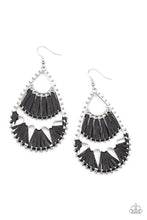 Load image into Gallery viewer, Samba Scene Black Earrings - Paparazzi Accessories

