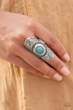 Load image into Gallery viewer, Rural Residence Blue Ring - Paparazzi Accessories
