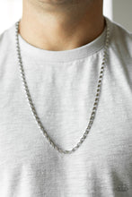 Load image into Gallery viewer, Free Agency Silver Necklace - Paparazzi Accessories
