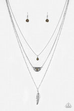 Load image into Gallery viewer, Sahara Sparrow Green Necklace - Paparazzi Accessories
