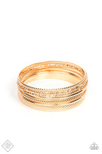 Load image into Gallery viewer, Circlet Circus Gold Bracelet - Paparazzi Accessories
