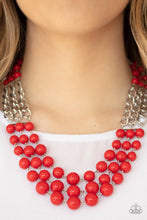 Load image into Gallery viewer, A La Vogue Red Necklace - Paparazzi Accessories
