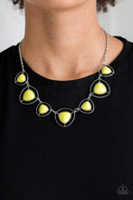Load image into Gallery viewer, Make A Point Yellow Necklace - Paparazzi Accessories
