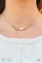 Load image into Gallery viewer, Retro Rejuvenation Gold Choker Necklace - Paparazzi Accessories
