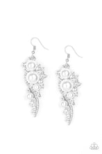 Load image into Gallery viewer, High-End Elegance White Earrings - Paparazzi Accessories
