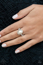 Load image into Gallery viewer, One Day at a SHOWTIME White Ring - Paparazzi Accessories
