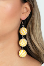 Load image into Gallery viewer, Laguna Lanterns Yellow Earrings - Paparazzi Accessories
