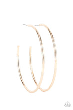 Load image into Gallery viewer, Mega Metro Gold Hoop Earrings - Paparazzi Accessories
