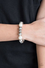 Load image into Gallery viewer, Upper Manhattan White Bracelet Paparazzi 

