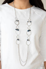 Load image into Gallery viewer, Ante Upscale Blue Necklace - Paparazzi Accessories

