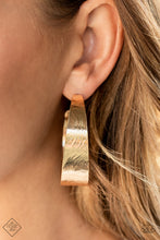 Load image into Gallery viewer, Curve Crushin Gold Earrings - Paparazzi Accessories
