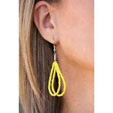 Load image into Gallery viewer, Peacefully Pacific Yellow Necklace - Paparazzi Accessories
