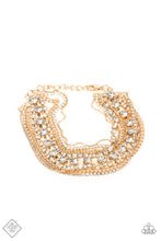 Load image into Gallery viewer, Interstellar Interlude Gold Bracelet - Paparazzi Accessories
