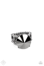 Load image into Gallery viewer, Showcase Social Black Ring - Paparazzi Accessories
