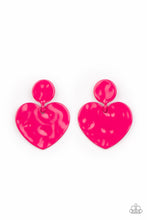 Load image into Gallery viewer, Just A Little Crush Pink Post Earrings - Paparazzi Accessories
