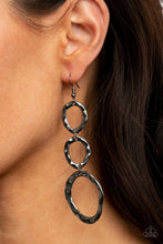 Load image into Gallery viewer, So OVAL It Black Earrings Paparazzi 
