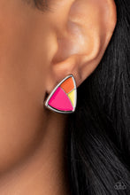 Load image into Gallery viewer, Kaleidoscopic Collision Multi Earrings - Paparazzi Accessories
