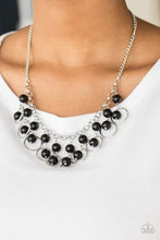 Load image into Gallery viewer, Really Rococo Black Necklace - Paparazzi Accessories
