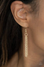 Load image into Gallery viewer, Serene Sheen Gold Necklace - Paparazzi Accessories
