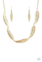 Load image into Gallery viewer, Light Flight Gold Necklace - Paparazzi Accessories
