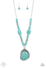 Load image into Gallery viewer, Southwest Paradise Blue Necklace - Paparazzi Accessories
