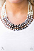 Load image into Gallery viewer, Lady In Waiting Silver Necklace - Paparazzi Accessories
