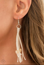 Load image into Gallery viewer, Macrame Majesty White Necklace - Paparazzi Accessories
