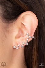Load image into Gallery viewer, Clamoring Constellations White Earrings - Paparazzi Accessories
