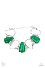 Load image into Gallery viewer, Yacht Club Couture Green Bracelet - Paparazzi Accessories
